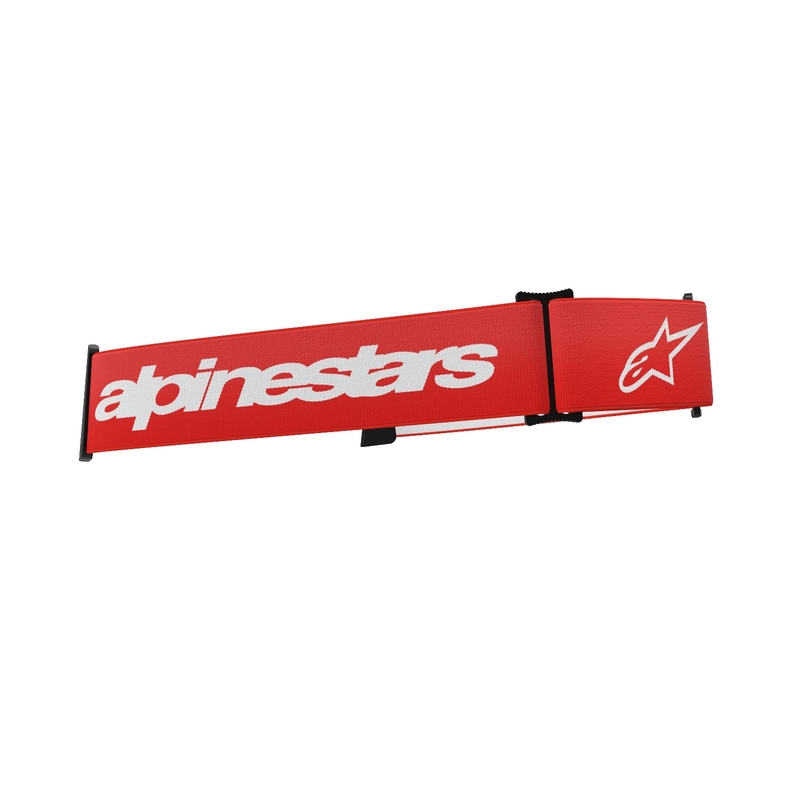 Courroie de lunettes Alpinestars Supertech/Vision 8 rouge et blanc