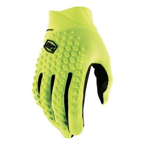 Gants motocross 100% Geomatic jaune fluo