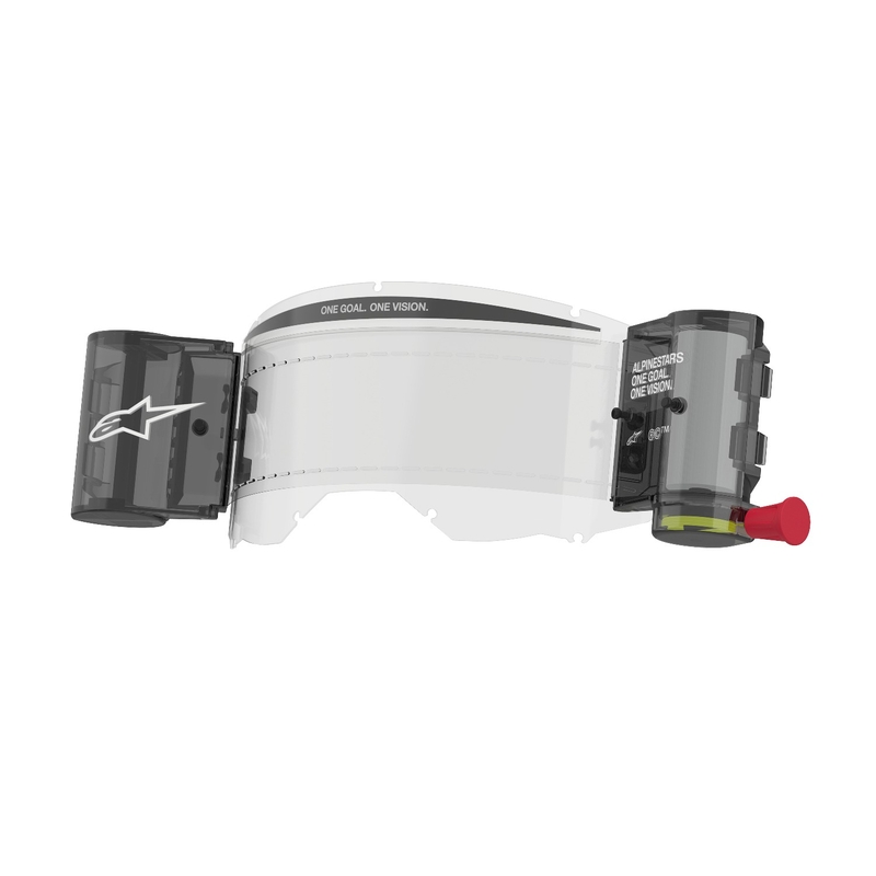 Jeu de remplacement Alpinestars Roll-off Wide Vision pour lunettes Vision 8/5/3 avec picots pour films détachables plexi clair