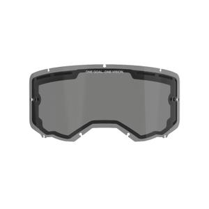 Plexiglas pour lunettes Alpinestars Vision 8/5/3 double antibuée fumée