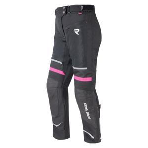 Pantalon moto femme Street Racer Betty II Air noir-rose