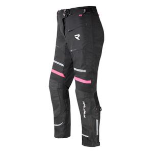 Pantalon de moto Street Racer Betty II noir et rose pour femmes