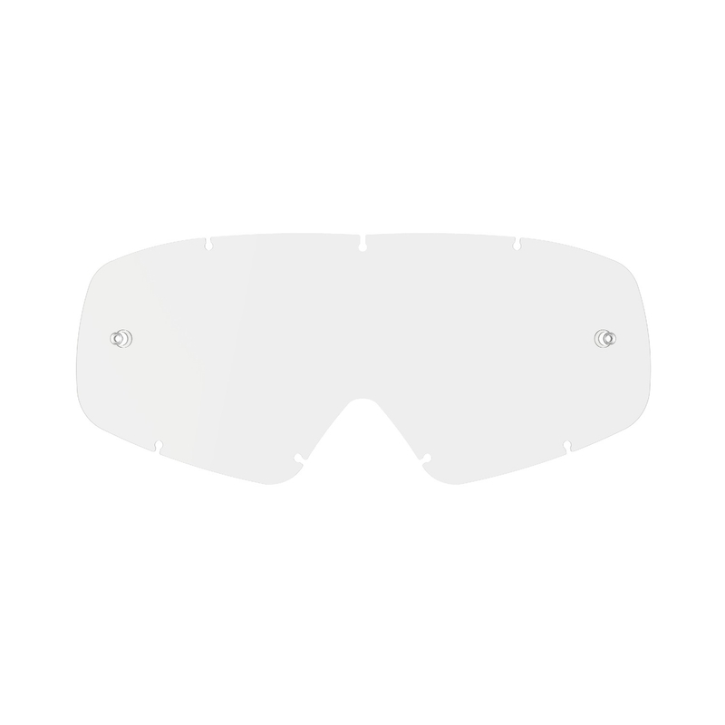 Plexi pour enfants pour lunettes Alpinestars Vision Youth transparent