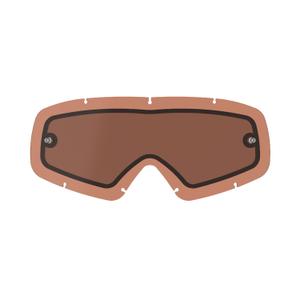 Alpinestars Vision Youth double antibuée orange-brun-afterburn lunettes de protection pour enfants plexi