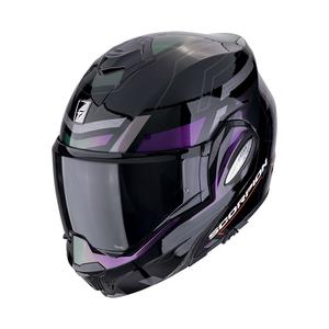 Casque moto pliant Scorpion EXO-TECH EVO CONQUER noir mat caméléon