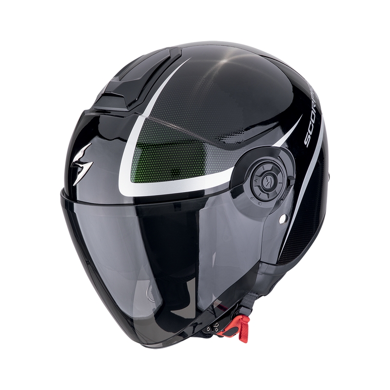 Casque moto ouvert Scorpion EXO-CITY II INTERCITY noir caméléon soldes