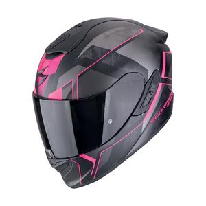 Casque moto intégral Scorpion EXO-1400 EVO II AIR INTENSIO noir mat-rose