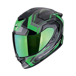 Casque moto intégral Scorpion EXO-1400 EVO II AIR LINART noir-vert