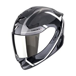 Casque moto intégral Scorpion EXO-1400 EVO II CARBON AIR ENKO noir-argent-blanc