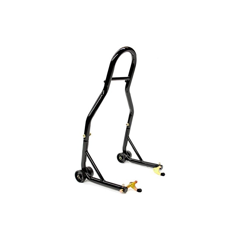 Béquille moto arrière avec fourches pour rouleaux R-TECH