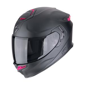 Casque moto intégral Scorpion EXO-GT SP Air SOLID noir mat-rose