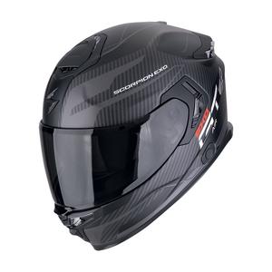 Casque moto intégral Scorpion EXO-GT SP AIR FLEX noir mat-argenté