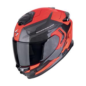 Casque moto intégral Scorpion EXO-GT SP AIR FLEX noir-rouge fluo