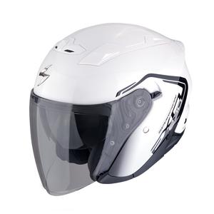 Casque moto ouvert SCORPION EXO-230 CIT-E blanc-noir