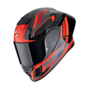 Casque moto intégral Scorpion EXO-R1 EVO II AIR VITAL noir-argent-rouge