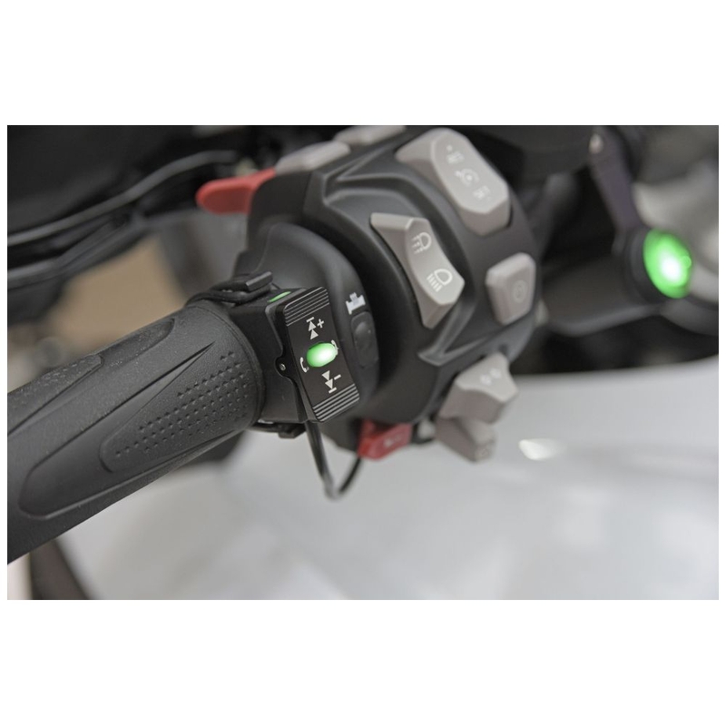 Commande sans fil pour smartphone sur le guidon de la moto Interphone noir