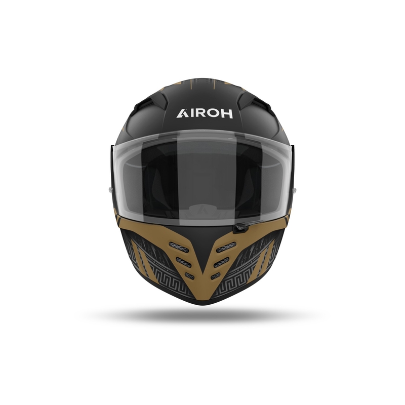 Casque moto intégral Airoh CONNOR Zeus noir mat-or