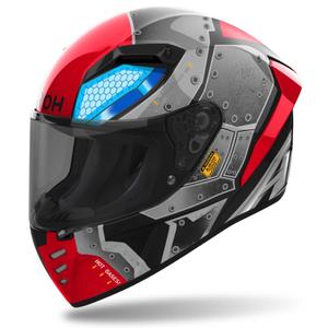 Casque moto intégral Airoh CONNOR Bot noir-gris-rouge