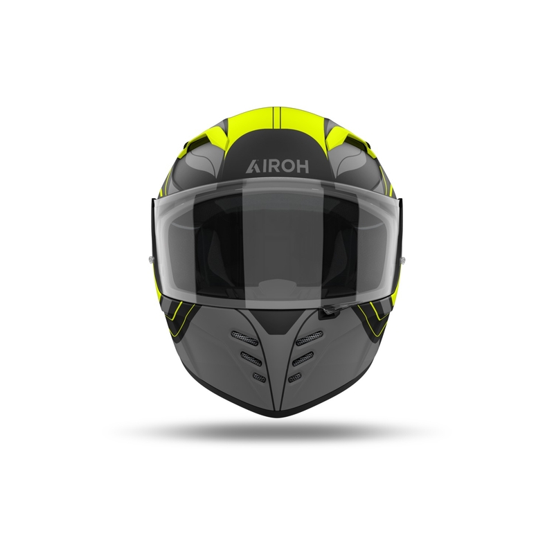 Casque moto intégral Airoh CONNOR Dunk jaune mat