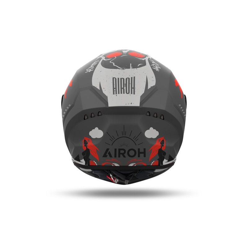 Casque moto intégral Airoh CONNOR Desperado matt orange