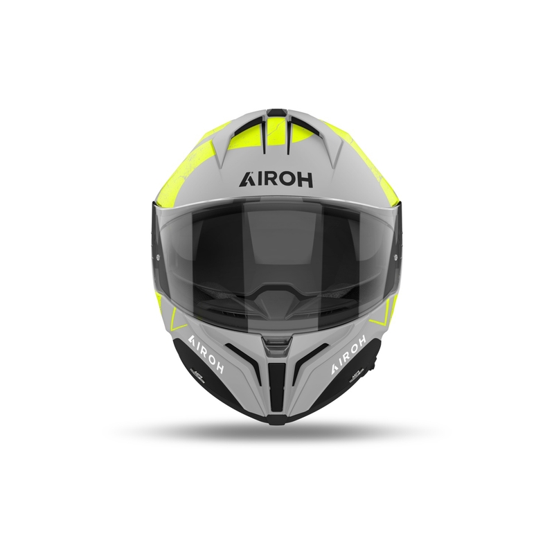 Casque moto intégral Airoh MATRYX Scope jaune mat