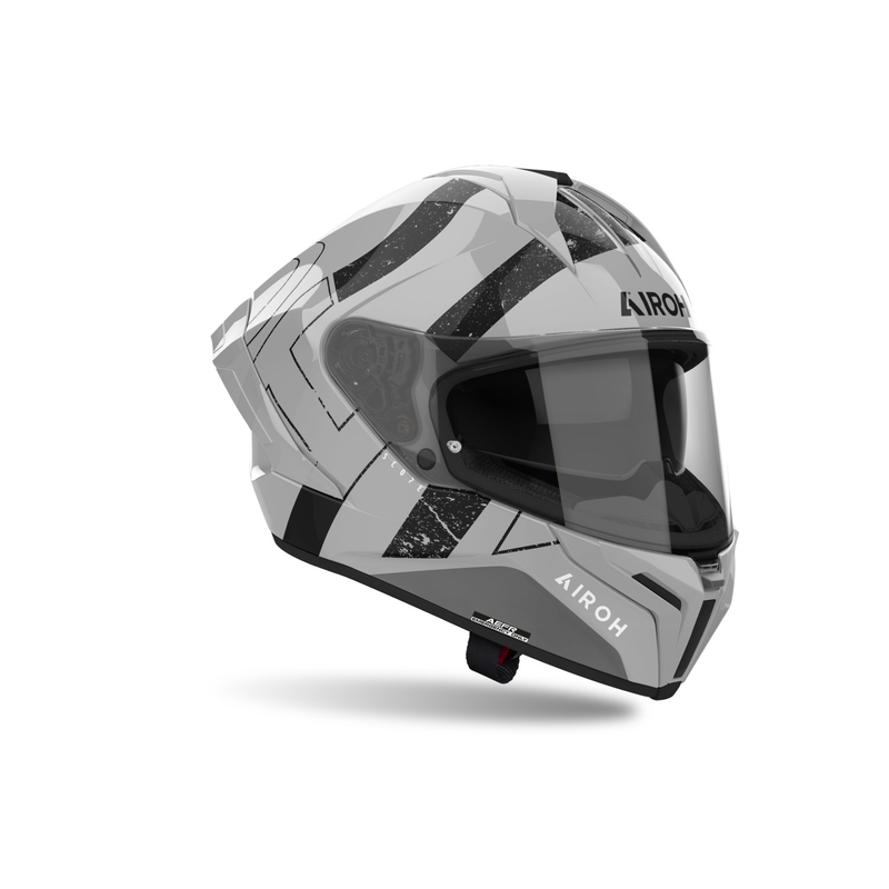 Casque moto intégral Airoh MATRYX Scope gris clair