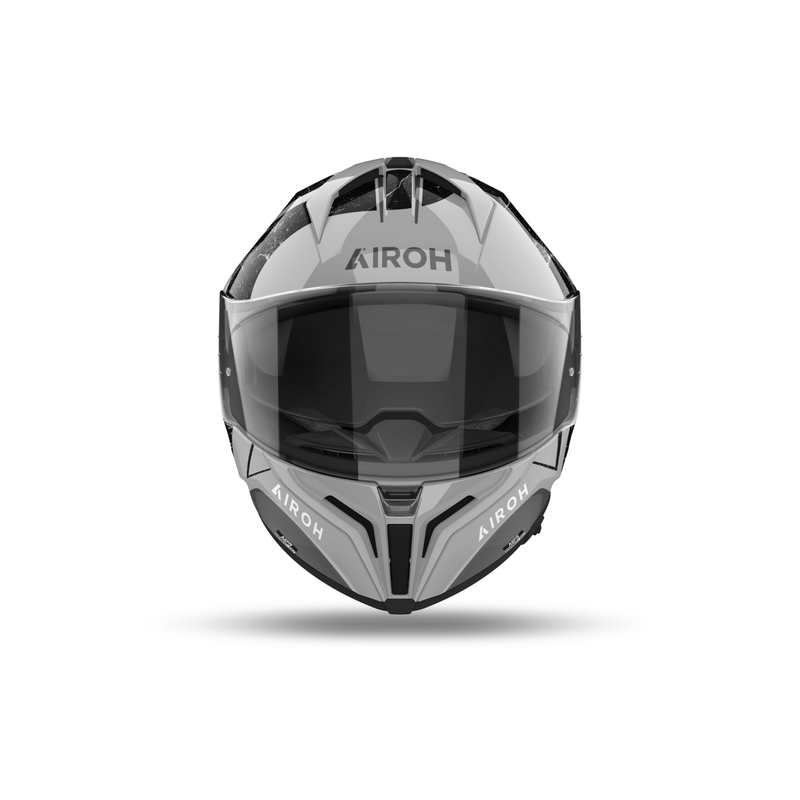 Casque moto intégral Airoh MATRYX Scope gris clair