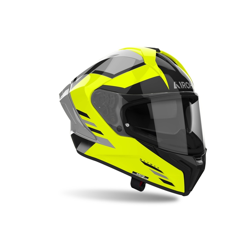 Casque moto intégral Airoh MATRYX Thron jaune