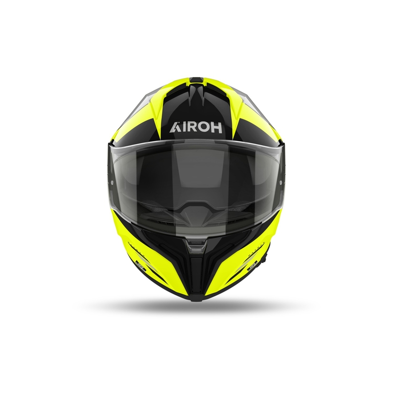 Casque moto intégral Airoh MATRYX Thron jaune