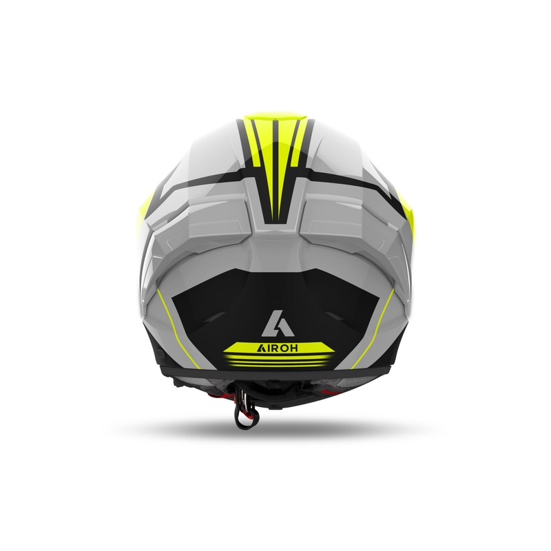 Casque moto intégral Airoh MATRYX Thron jaune