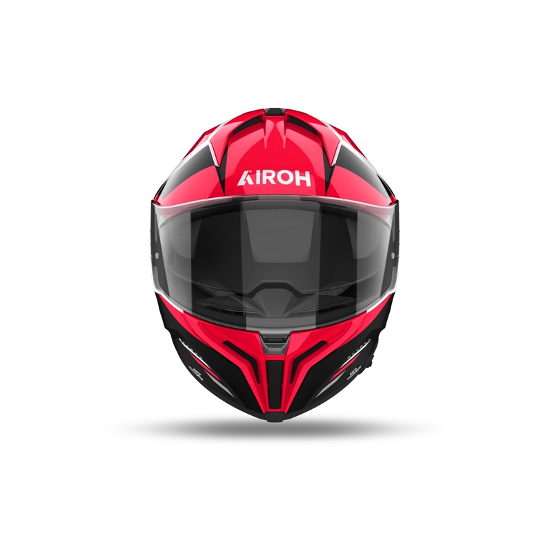 Casque moto intégral Airoh MATRYX Thron rouge