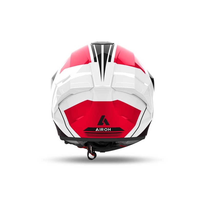 Casque moto intégral Airoh MATRYX Thron rouge