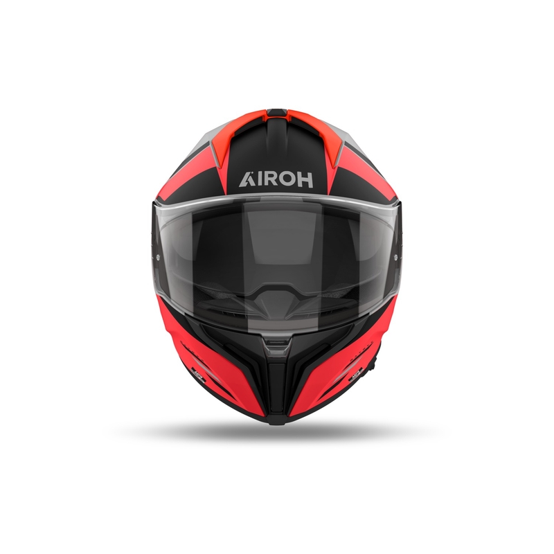 Casque moto intégral Airoh MATRYX Thron matt orange