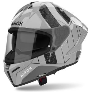 Casque moto intégral Airoh MATRYX Scope gris clair