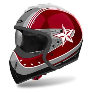 Casque modulaire Airoh J110 Command rouge brillant