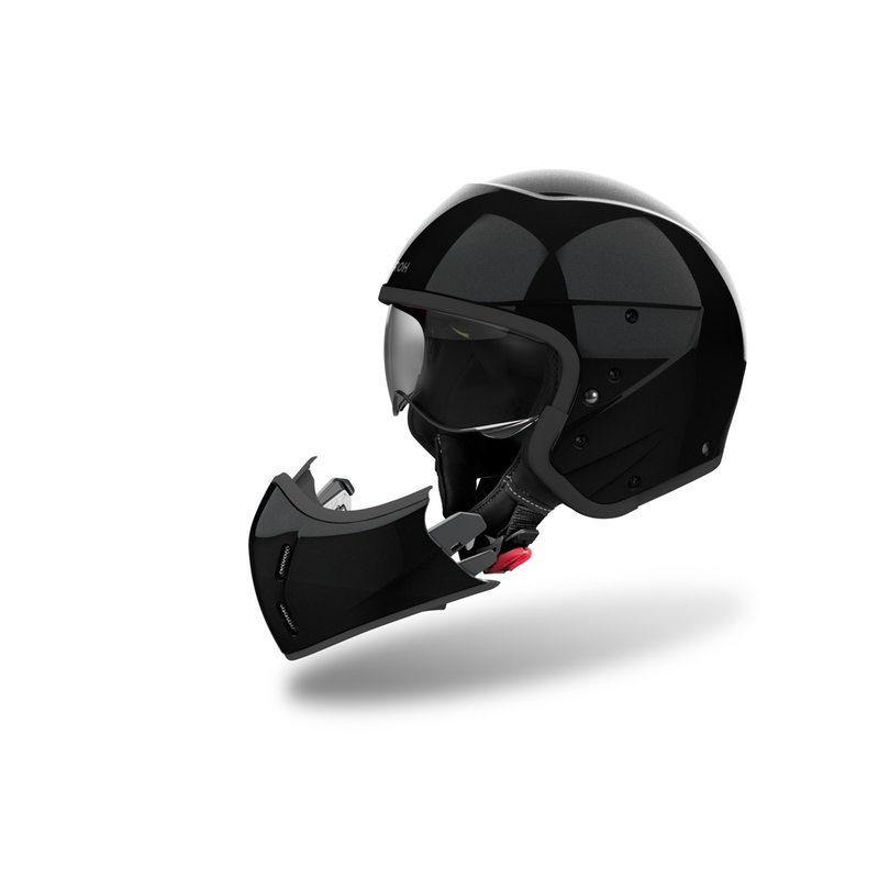 Casque moto modulable Airoh J110 Color Gloss Black
