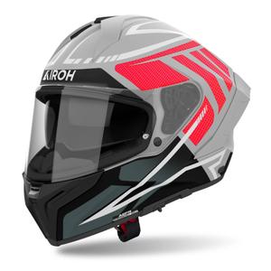 Casque moto intégral Airoh MATRYX Rider rouge mat