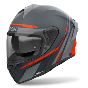 Casque moto intégral Airoh SPARK 2 Spinner matt orange
