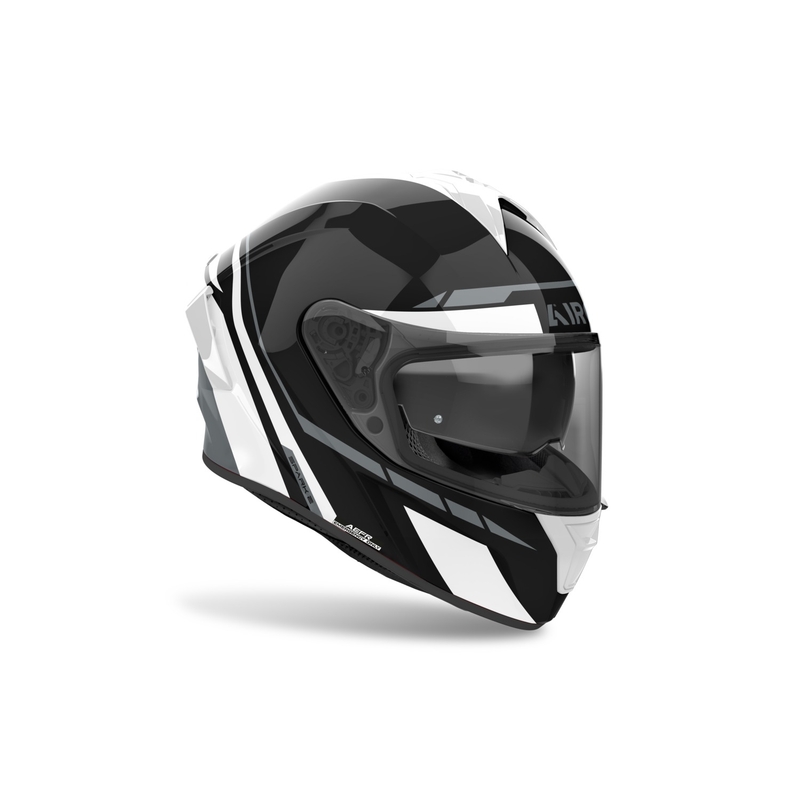 Casque moto intégral Airoh SPARK 2 Spinner blanc brillant