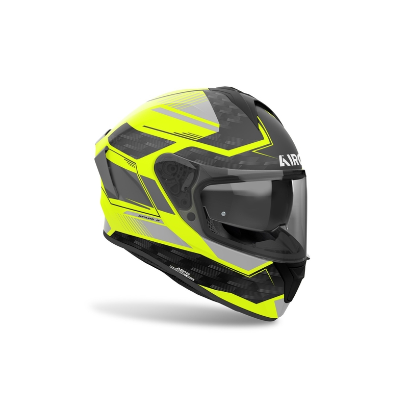 Casque moto intégral Airoh SPARK 2 Zenith jaune mat