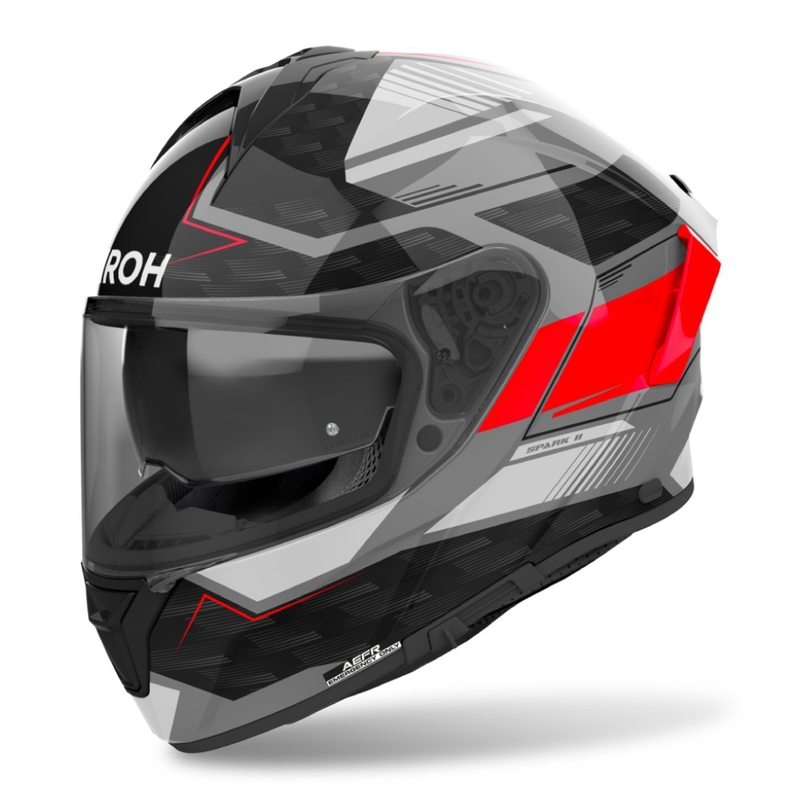 Casque moto intégral Airoh SPARK 2 Zenith rouge brillant