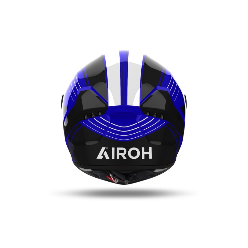 Casque moto intégral Airoh CONNOR Achieve bleu brillant