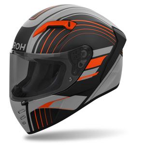 Casque moto intégral Airoh CONNOR Achieve matt orange