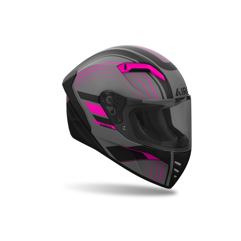 Casque moto intégral Airoh CONNOR Achieve rose mat