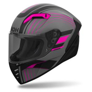 Casque moto intégral Airoh CONNOR Achieve rose mat