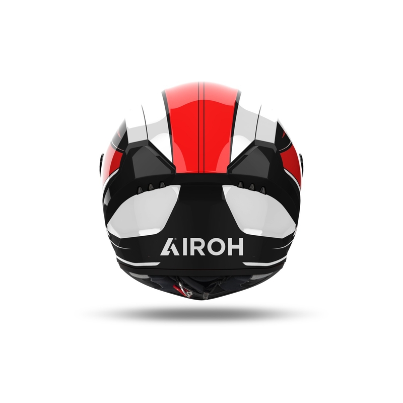 Casque moto intégral Airoh CONNOR Dunk rouge brillant