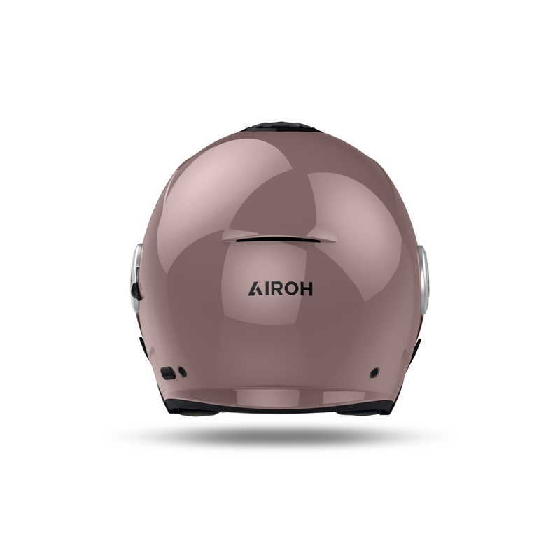 Casque moto ouvert Airoh HELYOS Couleur rose métallique