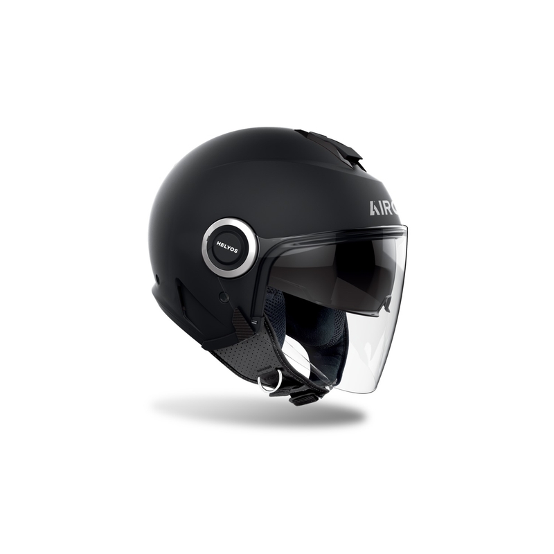 Casque moto ouvert Airoh HELYOS Couleur Noir Mat
