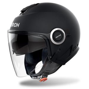 Casque moto ouvert Airoh HELYOS Couleur Noir Mat