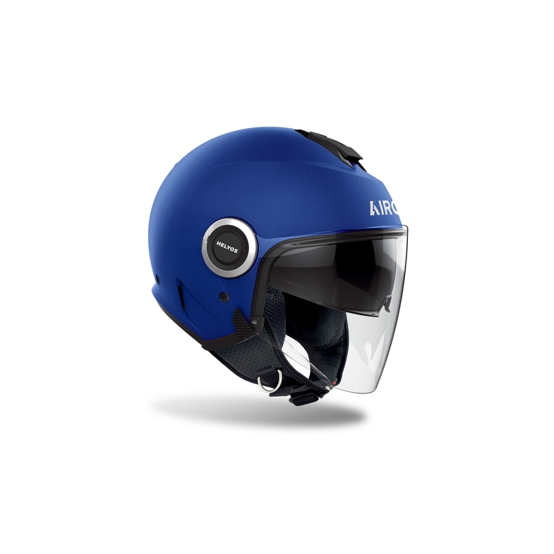 Casque moto ouvert Airoh HELYOS Couleur bleu mat